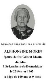 Généalogie Morin