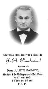 Genealogy Chamberland