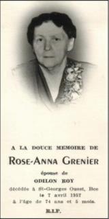 Généalogie Grenier