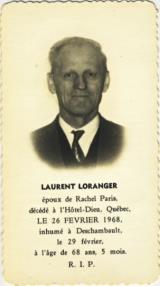 Généalogie Loranger