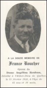 Généalogie Boucher