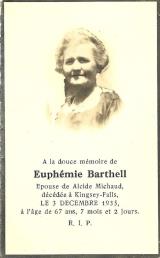 Généalogie Barthel