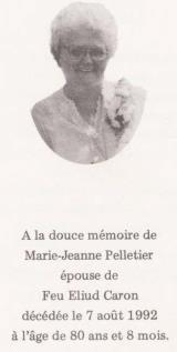 Généalogie Pelletier