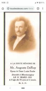 Généalogie Deroy