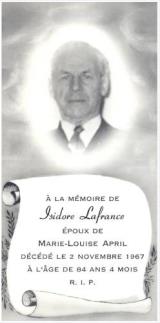 Généalogie Lafrance