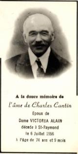 Généalogie Cantin