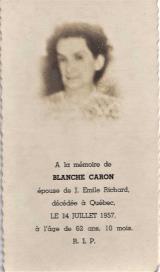 Généalogie Caron