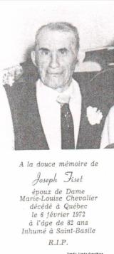 Généalogie Fiset