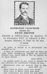 Généalogie Cloutier