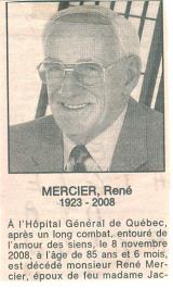 Genealogy Mercier