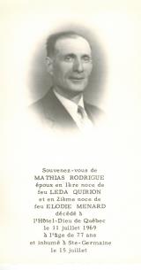 Généalogie Rodrigue