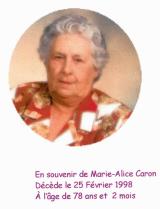 Généalogie Caron