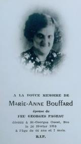 Généalogie Bouffard