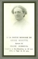 Généalogie Binet