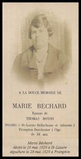 Généalogie Bechard