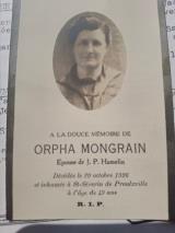 Généalogie Mongrain