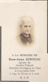 Généalogie Kirouac