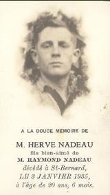 Généalogie Nadeau