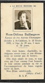 Généalogie Baillargeon