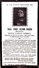 Genealogy Vachon