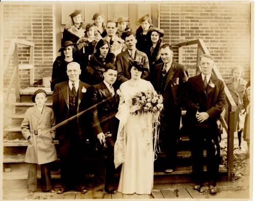 24 octobre 1936 - Mariage Paul-Émile Gauthier et Irène Bélanger